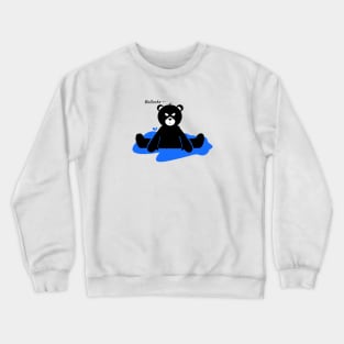 Bear in a Puddle Crewneck Sweatshirt